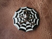 Skull Spider Web Spinnennetz Buckle Gürtelschnalle...
