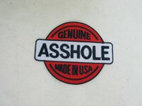 Patch Aufnäher Genuine Asshole Made in USA Flight...