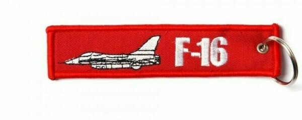 Schlüsselanhänger Kampfjet F-16 Pilot Airforce US Army Key Ring Pilots Hanger