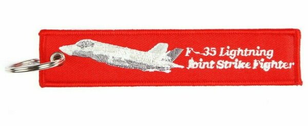 Schlüsselanhänger Kampfjet F35 Joint Strike Fighter US Army Key Ring Airforce