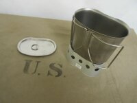 Set US Army Feldflaschenbecher Water Bottle Cup + Deckel...