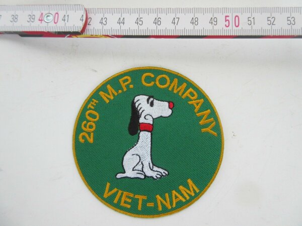 US Army 260th Division MP Company Nam Snoopy Patch Aufn&auml;her WK2 WWII USMC Navy