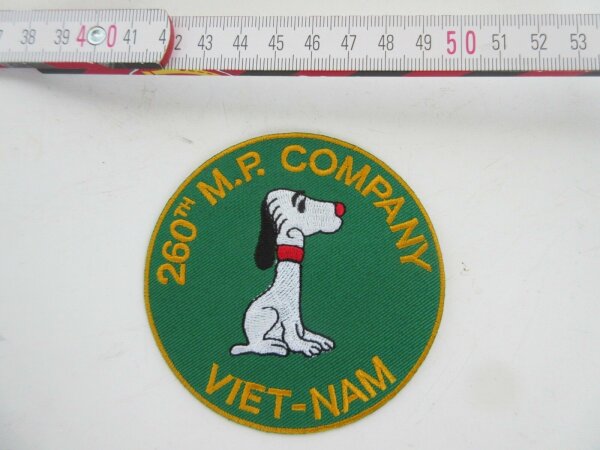 US Army 260th Division MP Company Nam Snoopy Patch Aufnäher WK2 WWII USMC Navy