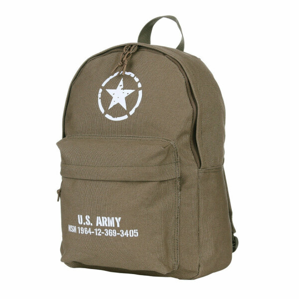 US Army Allied Star Rucksack Backpack Daypack Holiday Weekender Travel USMC Navy