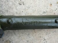 US Army T-Spaten + Hülle Shovel + Cover Paratrooper Pioneer Entrenching 1942 WK2