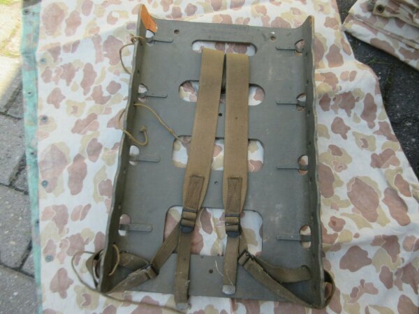 US Army WWII WK2 Marine Corps Pack Board plywood 2nd pattern 1944 Tragegestell