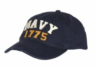 US Navy Baseball Cap Blau Stonewashed 1775