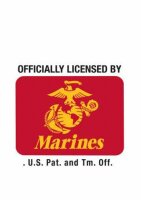USMC United States Marine Corps Licensed Hip Flask