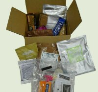 Orig British Armee MRE Menü MEAL READY TO EAT FOOD EPA Army NOTRATION Ration