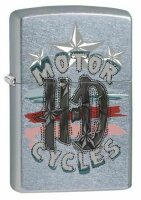 Original Zippo Harley Davidson HD Motorcycles Lighter Sturmfeuerzeug StreetChrom