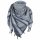 PLO Halstuch Schal Palästinenser Headwrap Shemagh Denim Blue Scarf Supersoft