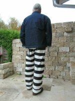Prison Pant 14OZ Knast Gefängnis Hose Biker Trouser Bobber Chopper Jailhouse