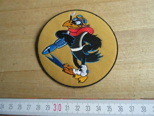 The Crow Flight Squadron 41st Bomb Group 7th Airforce USAAF Fliegerjacke Patch