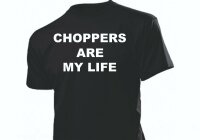 T-Shirt "Choppers are my Life" Biker Bobber V2...