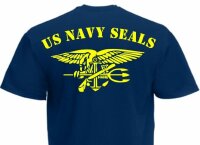 T-Shirt US Army Navy Seals with Anchor &amp; Eagle...
