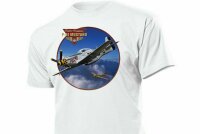 T-Shirt US Army P-51 Mustang Airforce Pilots Airplane...