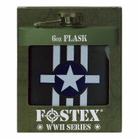 USAAF US Army Kokarde Stainless Steel Hip Flask