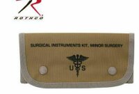 US Army Surgical Set Medical Corps Mash First Aid Kit 12pcs Tan Marines Vietnam
