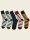 Prison Style Striped Socks Old School Heritage Vintage Red/White