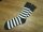 Prison Style Striped Socks Old School Heritage Vintage Red/White