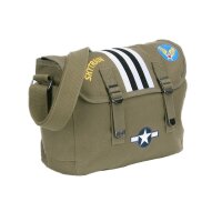 US Army Canvas Shoulder Bag Schultertasche WWII USAAF...
