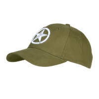 Baseball Cap US Army Allied Star embroidered 3D