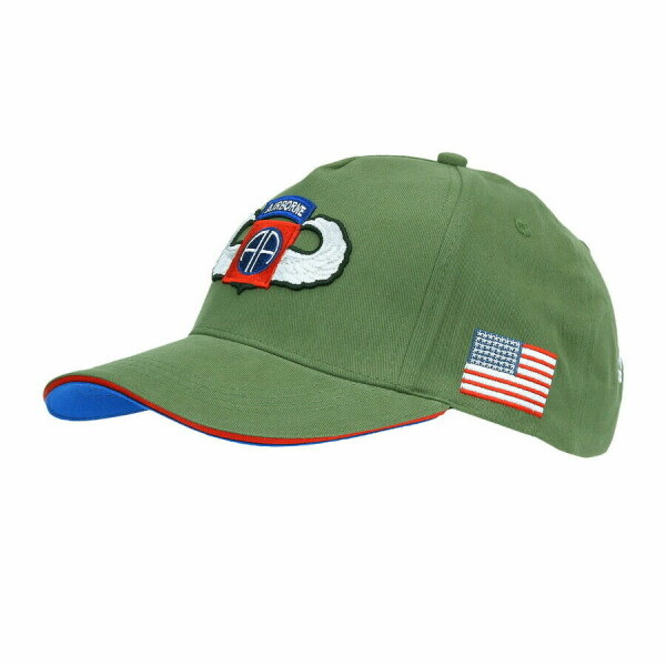 US Army Baseball Cap 82nd Airborne Division Wings Screaming Eagle Patches 3D