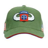 US Army Baseball Cap 82nd Airborne Division Wings...