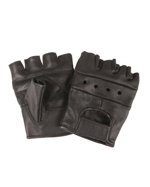 Biker leather gloves finger cots Chopper