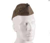 US Army WWII Garrsion Cap Officers Class A Pliv Drab
