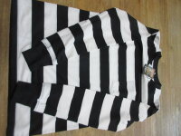 Prison Style Striped Longsleeve T-Shirt Fuck Stock...