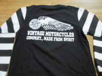 Prison Style Striped Ball Wing Longsleeve T-Shirt Fuck...