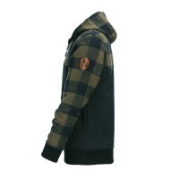 Lumbershell Lumberjack Softshell Jacket Olive Red Black Plaid