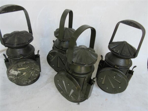 WWII WK2 British Signaling Oil Lamp Signal Light