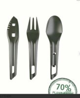 Wildo&reg; The OCYs&trade; Besteckset L&ouml;ffel Gabel Messer Outdoor Cutlery Set Camping Army