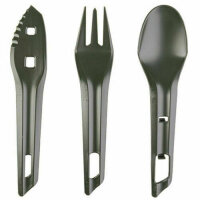 Wildo&reg; The OCYs&trade; Besteckset L&ouml;ffel Gabel Messer Outdoor Cutlery Set Camping Army