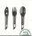 Wildo® The OCYs™ Besteckset Löffel Gabel Messer Outdoor Cutlery Set Camping Army