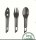 Wildo&reg; The OCYs&trade; Besteckset L&ouml;ffel Gabel Messer Outdoor Cutlery Set Camping Army