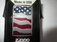 Zippo Stars & Stripes USA Flagge V8 Big Block...