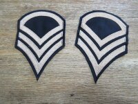 1 pair US Army Staff Sergeant Sleeve Patch Ranks
