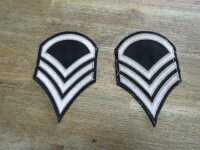 1 pair US Army Staff Sergeant Sleeve Patch Ranks