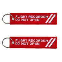 Schl&uuml;sselanh&auml;nger Flight Recorder Do not open