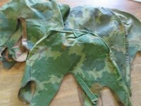 Original US Vietnam Helmet Cover Mitchell Leaf Camo M1...