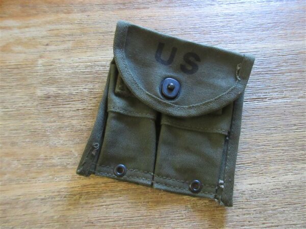 Original US Army Magazintasche 1950s US30 M-1 Carabine Rifle Korea