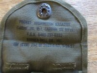 Original US Army Magazintasche 1950s US30 M-1 Carabine Rifle Korea