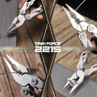 Task Force 2215® MultiTool 16-in-1 Set Schere Zange Messer Öffner Säge