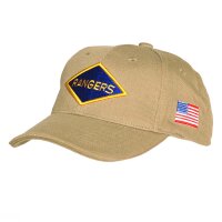 Rangers Raute Baseball Cap Vietnam WK2 USMC US Army WWII...