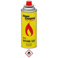 Valve gas cartridge butane 220g (400ml)