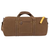 US Army Canvas Equipment Bag Reisetasche Umhängetasche Schultertasche Brown 24"