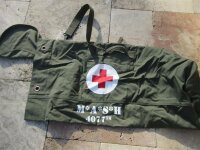 Mash Medical Corps Denim Seesack Canvas Duffle Bag US...